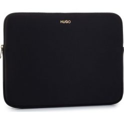 Teczka HUGO - Megan Laptop C 50424267 001. Czarne aktówki damskie HUGO, bez wzorów, z materiału, bez dodatków. Za 349,00 zł.