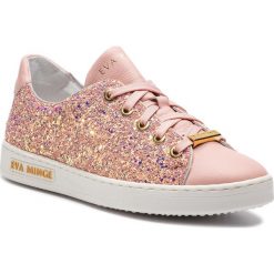 Sneakersy EVA MINGE - Vilaseca 4R 18GR1372475EF 621. Różowe półbuty damskie marki Eva Minge, na co dzień, bez wzorów, ze skóry, bez obcasa, na płaskiej podeszwie, bez zapięcia. Za 399,00 zł.