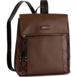 Plecak PUCCINI - BK29707 Brąz. Pomarańczowe plecaki damskie Puccini, eleganckie. W wyprzedaży za 169,00 zł.