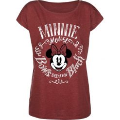 Myszka Miki i Minnie Minni Maus - Bows Koszulka damska odcienie czerwonego. Czerwone t-shirty damskie marki Myszka Miki i Minnie, l, z motywem z bajki. Za 79,90 zł.