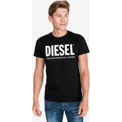 Diesel T-Diego Koszulka Czarny. Czarne podkoszulki męskie Diesel, m, z nadrukiem, z bawełny, z krótkim rękawem. Za 194,95 zł.