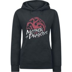 Gra o Tron Mother Of Dragons Bluza z kapturem damska czarny. Czarne bluzy damskie marki Gra o Tron, l, bez wzorów, bez rękawów, z kapturem. Za 184,90 zł.