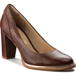 Creepersy damskie: Półbuty CLARKS – Ellis Edith 261310234 Tan Leather