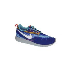 Buty Dziecko Nike Rosherun Print Gs 677782-401. Niebieskie trampki chłopięce Nike. Za 199,99 zł.