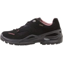 Lowa SIRKOS GTX Półbuty trekkingowe schwarz/rose. Czarne buty trekkingowe damskie Lowa, bez wzorów, ze skóry, sportowe, outdoorowe. Za 559,00 zł.
