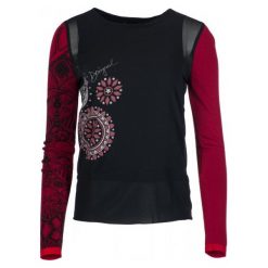 Desigual Bluzka Damska Glen, S, Czarna. Czarne bluzki damskie Desigual, s, bez wzorów, bez kołnierzyka, bez rękawów. W wyprzedaży za 238,00 zł.