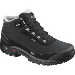 Salomon Męskie Buty Shelter Cs Wp Czarny/Szary 44.7. Szare buty zimowe sportowe męskie marki Salomon, bez zapięcia. W wyprzedaży za 419,00 zł.