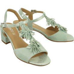 IGI&CO 11807 44 salvia, sandały damskie. Sandały damskie IGI&CO, bez wzorów, ze skóry, bez obcasa, na obcasie, bez zapięcia. Za 409,90 zł.