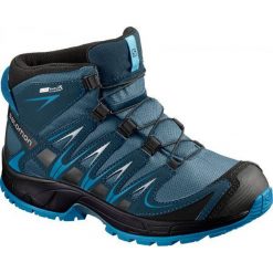 Salomon Buty Trekkingowe Xa Pro 3d Mid Cswp J Mallard Blue/Reflecting Pond/Mykonos Blue 31. Niebieskie buciki niemowlęce chłopięce Salomon, na sznurówki. W wyprzedaży za 285,00 zł.