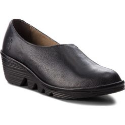 Półbuty FLY LONDON - Pesofly P500894000 Black. Czarne półbuty damskie na koturnie marki Fly London, ze skóry. W wyprzedaży za 339,00 zł.