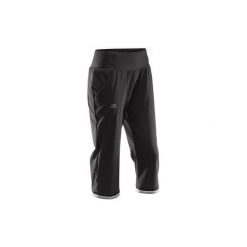 Spodenki do biegania RUN DRY damskie. Czarne spodenki sportowe damskie KALENJI, xl, bez wzorów, z elastanu, do biegania. Za 49,99 zł.