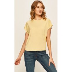 Only - T-shirt. Bluzki damskie ONLY, s, bez wzorów, z poliesteru, z okrągłym kołnierzem. W wyprzedaży za 49,90 zł.