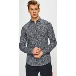 Only & Sons - Koszula. Niebieskie koszule męskie marki Only & Sons, s, bez wzorów, z bawełny, casualowe, z włoskim kołnierzykiem, z długim rękawem. Za 119,90 zł.