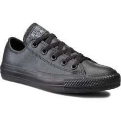 Trampki CONVERSE - Ct As Ox 135253C Black/Mono. Czarne trampki i tenisówki damskie Converse, bez wzorów, ze skóry, bez zapięcia. W wyprzedaży za 299,00 zł.