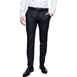 Spodnie selens 311 granatowy. Niebieskie spodnie męskie Recman, m, bez wzorów. Za 159,99 zł.