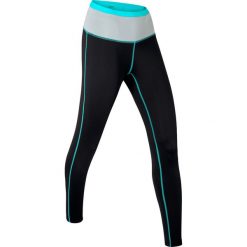 Legginsy sportowe shaping, długie, LEVEL 2 bonprix czarno-morsko-jasnoszary melanż. Czarne legginsy sportowe damskie bonprix, w paski, na fitness i siłownię. Za 74,99 zł.