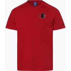 Champion - T-shirt męski, czerwony. Czerwone t-shirty męskie Champion, m, z aplikacjami, bez kołnierzyka. Za 149,95 zł.