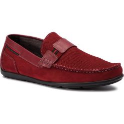 Mokasyny KRISBUT - 5188-3-9 Bordo. Czerwone mokasyny męskie marki Krisbut, ze skóry. Za 279,00 zł.