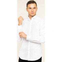 Koszula Armani Exchange 3HZC14 ZNLVZ 1100. Białe koszule męskie Armani Exchange, m, bez wzorów, z bawełny, casualowe, bez kołnierzyka, bez rękawów. W wyprzedaży za 259,00 zł.
