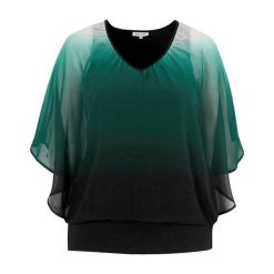 Zhenzi Bluzka ze ściągaczem Pavo zielony female zielony 58/60 (XXL). Zielone bluzki damskie Zhenzi, s, eleganckie. W wyprzedaży za 209,00 zł.