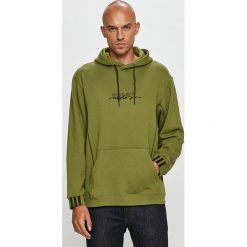 Adidas Originals - Bluza bawełniana. Zielone bluzy męskie adidas Originals, s, z nadrukiem, z bawełny, z kapturem, bez rękawów, z kapturem. Za 299,90 zł.