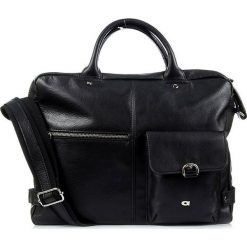DAAG Human 35 torba skórzana do ręki, na ramię i laptopa unisex - Czarny. Czarne torby męskie skórzane daag, bez wzorów, ze skóry. Za 597,99 zł.