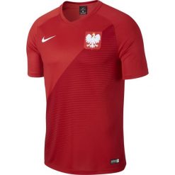 Koszulki sportowe męskie: Nike Koszulka męska Reprezentacji Polski FTBL Top SS Away czerwona r. XL (AA3433-611)