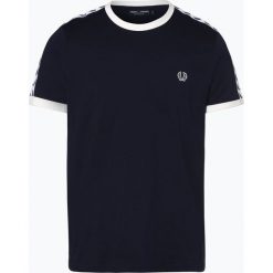 Fred Perry - T-shirt męski, niebieski. Niebieskie t-shirty męskie Fred Perry, s, bez wzorów, z podwójnym kołnierzykiem. Za 229,95 zł.