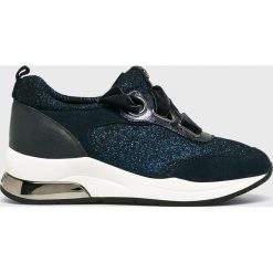 Liu Jo - Buty. Niebieskie buty sportowe damskie marki Liu Jo, bez wzorów, ze skóry, sportowe. W wyprzedaży za 499,90 zł.