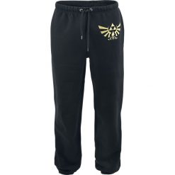 The Legend Of Zelda Golden Logo Spodnie dresowe czarny. Czarne spodnie dresowe damskie The Legend Of Zelda, s, z dresówki. Za 74,90 zł.