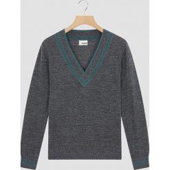 Sweter w kolorze niebiesko-szarym. Szare swetry damskie Rodier, z wełny, klasyczne. W wyprzedaży za 174,95 zł.