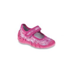 Różowe Tekstylne Buty Dla dzieci Befado rozmiar 18. Czerwone buciki niemowlęce chłopięce Befado, z bawełny. Za 47,80 zł.