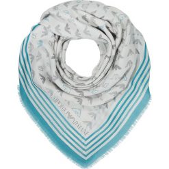 Emporio Armani Chusta light blue. Niebieskie chusty damskie Emporio Armani, z materiału. Za 459,00 zł.