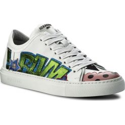 Sneakersy ICEBERG - Serena 17I ID1061A Nappa Color Bianco/Galaxy Bianco. Białe półbuty damskie Iceberg, bez wzorów, ze skóry, bez obcasa, na płaskiej podeszwie, bez zapięcia. W wyprzedaży za 919,00 zł.