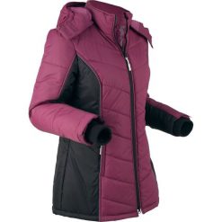 Kurtka funkcyjna outdoorowa, pikowana bonprix jeżynowo-czarny. Czarne kurtki damskie pikowane marki bonprix, s. Za 189,99 zł.