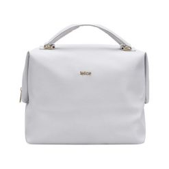 TORBA SHOPPER JASNA SZARA VICTORIA. Szare torby damskie na zakupy Felice, w paski, ze skóry ekologicznej, eleganckie, na ramię, duże, bez dodatków. W wyprzedaży za 89,90 zł.
