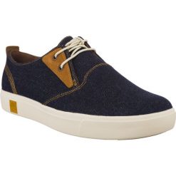 Timberland niebieskie Amherst Canvas Pto JH5. Niebieskie półbuty męskie Timberland, na wiosnę, bez wzorów, eleganckie, bez zapięcia. W wyprzedaży za 379,00 zł.