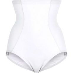 Figi wyszczuplające Level 3 bonprix biały. Białe majtki damskie wyszczuplające bonprix, bez wzorów, z materiału. Za 54,99 zł.