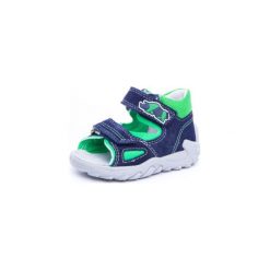 Superfit Boys Sandały Flow ocean kombi (średnie) - niebieski - Gr.Moda (6 - 24 miesięcy ). Niebieskie buciki niemowlęce chłopięce marki Superfit, ze skóry. Za 199,00 zł.
