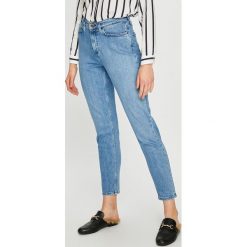 Tommy Hilfiger - Jeansy. Niebieskie jeansy damskie z wysokim stanem marki TOMMY HILFIGER, z elastanu. W wyprzedaży za 399,90 zł.