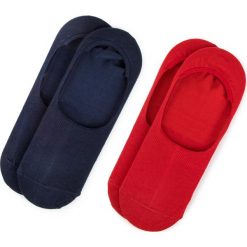 Zestaw 2 par stopek unisex LEVI'S - 943001001 Red/Blue 505. Czerwone skarpetki damskie Levi's®, bez wzorów, z elastanu. Za 34,99 zł.