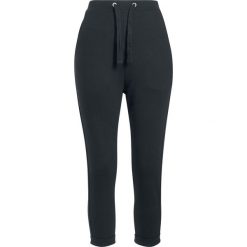 Urban Classics Ladies Open Edge Terry Turn Up Pants Spodnie dresowe czarny. Czarne spodnie dresowe damskie Urban Classics, m, z dresówki. Za 62,90 zł.