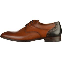 Lloyd Eleganckie buty cognac. Brązowe buty wizytowe męskie marki Lloyd, z materiału, na sznurówki. Za 639,00 zł.