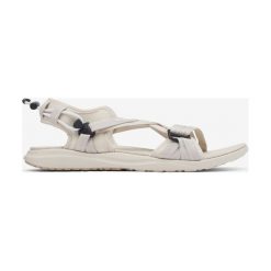 Columbia Columbia Sandały Biały. Białe sandały damskie Columbia, w paski, z materiału, bez obcasa, z paskami. Za 309,95 zł.