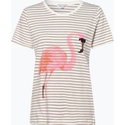 Marie Lund - T-shirt damski, beżowy. Brązowe t-shirty damskie Marie Lund, s, bez wzorów, z bawełny, bez kołnierzyka. Za 49,95 zł.