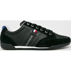 Tommy Hilfiger - Buty. Czarne buty sportowe męskie TOMMY HILFIGER, ze skóry, na sznurówki. W wyprzedaży za 319,90 zł.