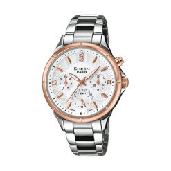 Zegarki damskie: Zegarek damski Casio Sheen Premium SHE-3047SG-7AUER