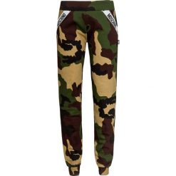 Spodnie MOSCHINO UNDERWEAR. Brązowe spodnie damskie Moschino Underwear, z bawełny. W wyprzedaży za 330,00 zł.