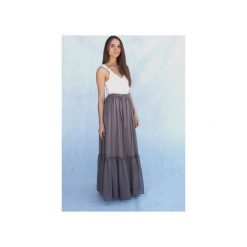 Szyfonowa spódnica maxi. Różowe spódniczki damskie Yoka, xxl, w paski, z szyfonu, maxi. Za 289,00 zł.