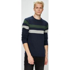 Produkt by Jack & Jones - Sweter. Niebieskie swetry klasyczne męskie marki PRODUKT by Jack & Jones, m, z bawełny, z okrągłym kołnierzem. W wyprzedaży za 99,90 zł.